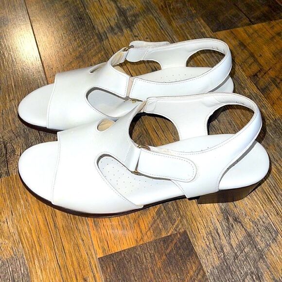 SAS Suntimer Pearl Bone Sandals Size 6 Wide - Picture 6 of 16